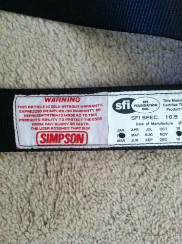 Simpson Six 6 Point Seat Belt Restraint Safety Harness System, US $49.99, image 8