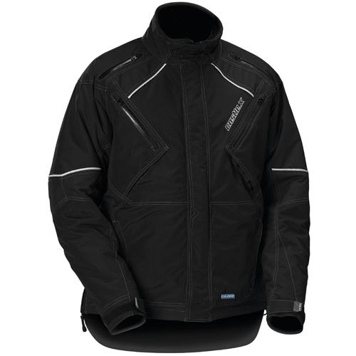 Castle x caliber black mens winter snowmobile jacket large 72-0176