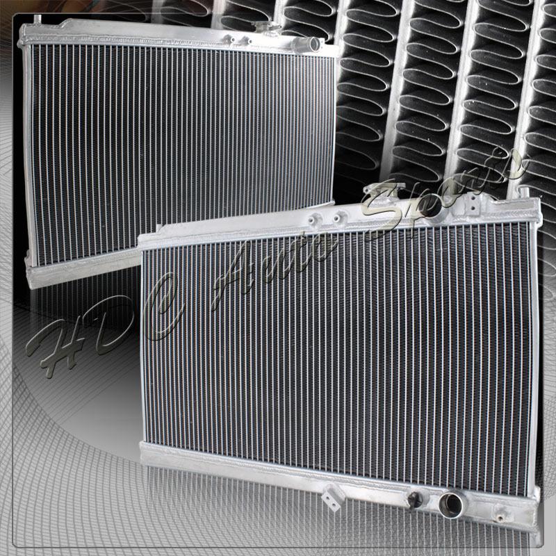 94-01 acura integra gs ls rs gs-r mt dual core cooling racing aluminum radiator