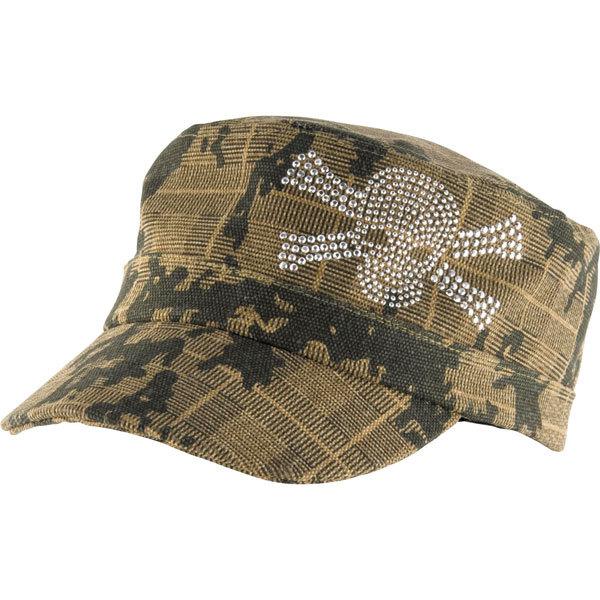 Camo skull zan headgear highway honey studded skull women's hat