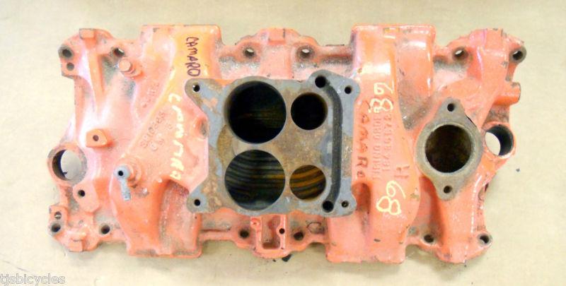 Vintage 1968 chevy  camaro intake manifold 4 barrel carburetor
