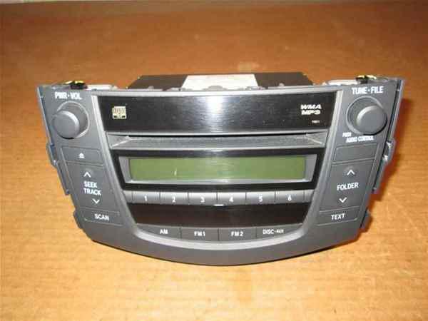 2006-2008 rav 4 single disc cd player radio oem lkq