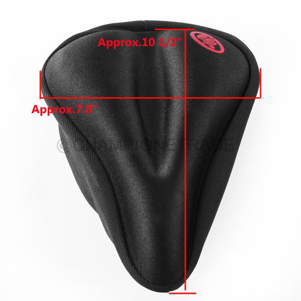 Durable Cycling Mountain Bicycle Bike Black Solf Gel Saddle Seat Cover Cushion, US $6.29, image 2