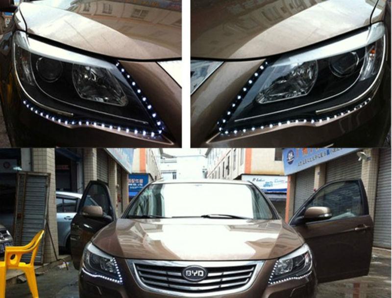 2Pcs 120cm 4ft Car Vehicle 72SMD LED cool Waterproof Flexible Strip Lights `Lamp, US $7.99, image 4