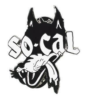 So cal speed shop wolf hat pin hot rat rod flathead back custom lone no club 