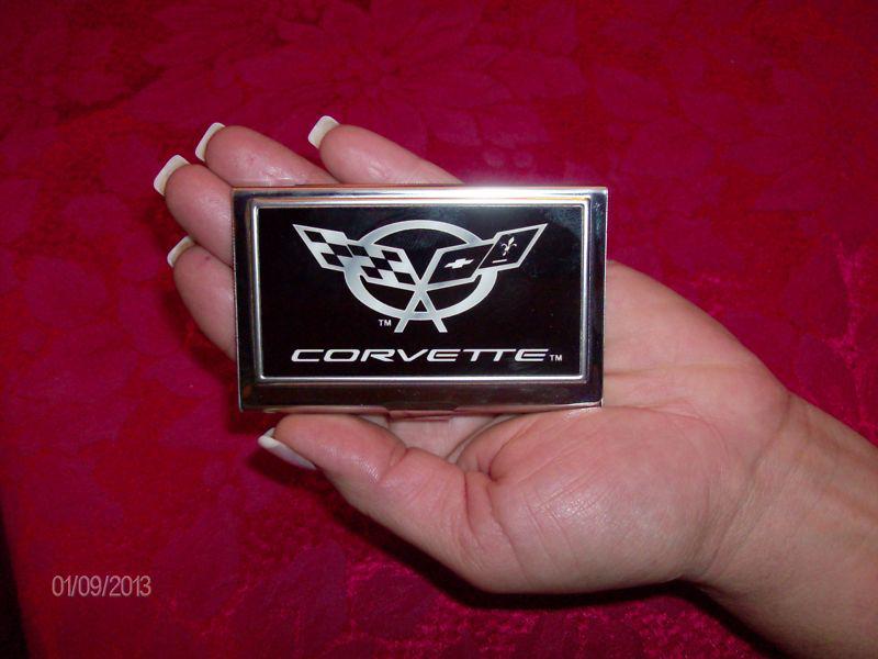 New personal corvette business card holder