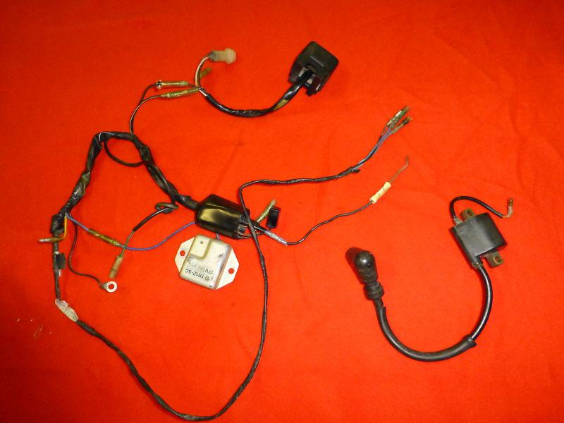 1986 1985 yamaha tri-z triz ytz250 working cdi coil & wiring harness set