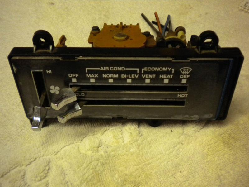 1973-1987 chevrolet truck  heater / a/c climate controls