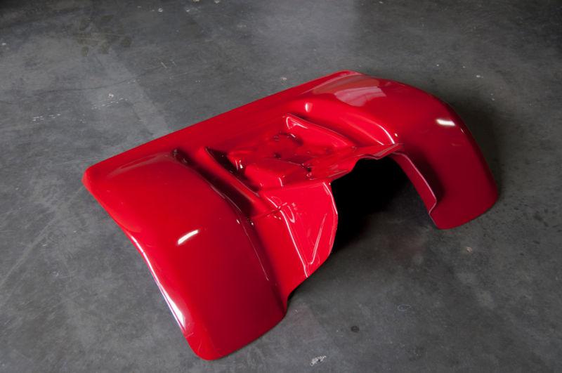 Honda atc 250r 81 - 82 red plastic rear fender atc250r plastics