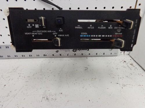 1988 ford bronco ii heater control panel interior dash w/ factory ac 87 ranger