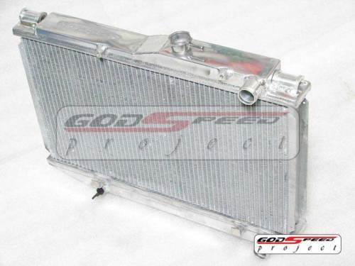 Gsp godspeed 83-87 toyota corolla ae86 aluminum radiator racing 2 row 4age sr5
