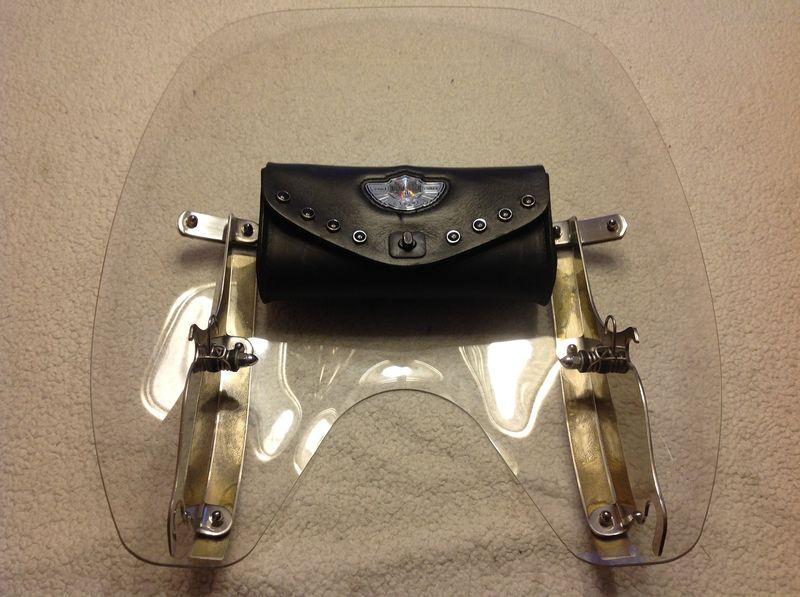 Find Harley Davidson 100TH ANNIVERSARY SOFTAIL WINDSHIELD + POUCH L