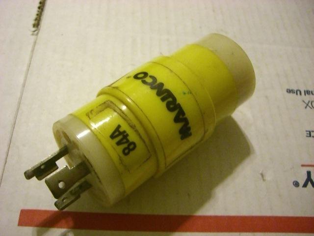 Marinco straight adapter model 84a