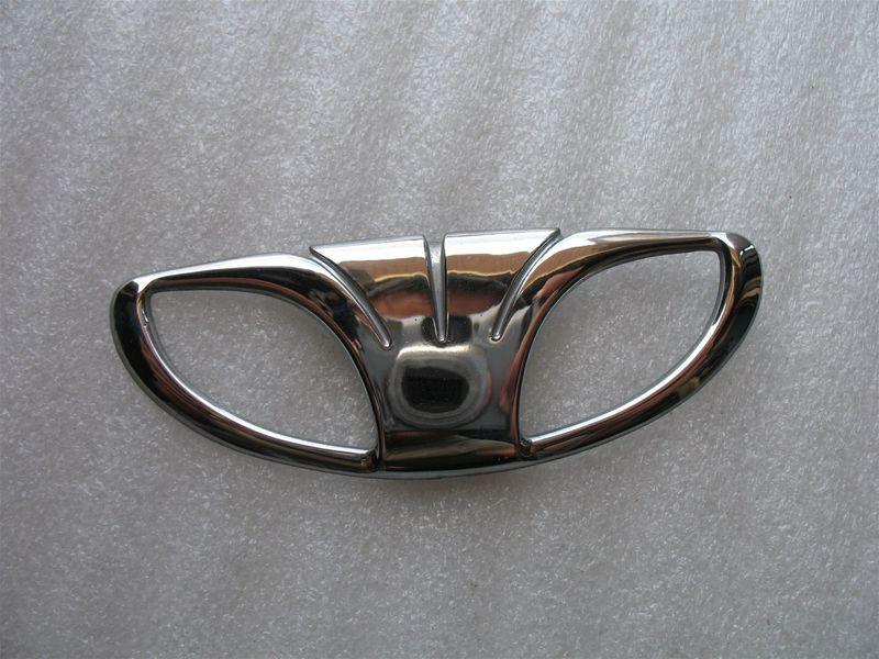 2002 daewoo lanos front hood chrome emblem logo decal badge 99 00 01 02
