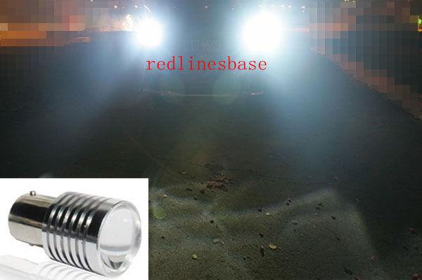 2x 1156p gangster style led pure white car signal, reverse light lamp bulb