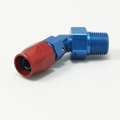 Swivel-seal red/blue aluminum  824566erl earl's performance coupler hose ends -