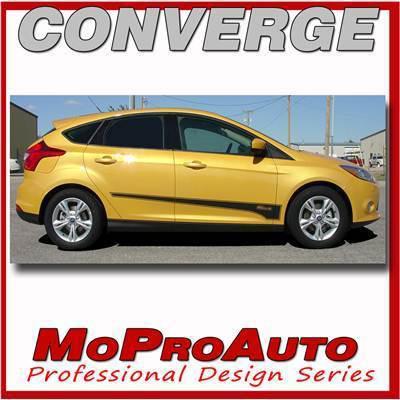 2014 ford focus converge side stripes decals graphics pro grade 3m vinyl r4z