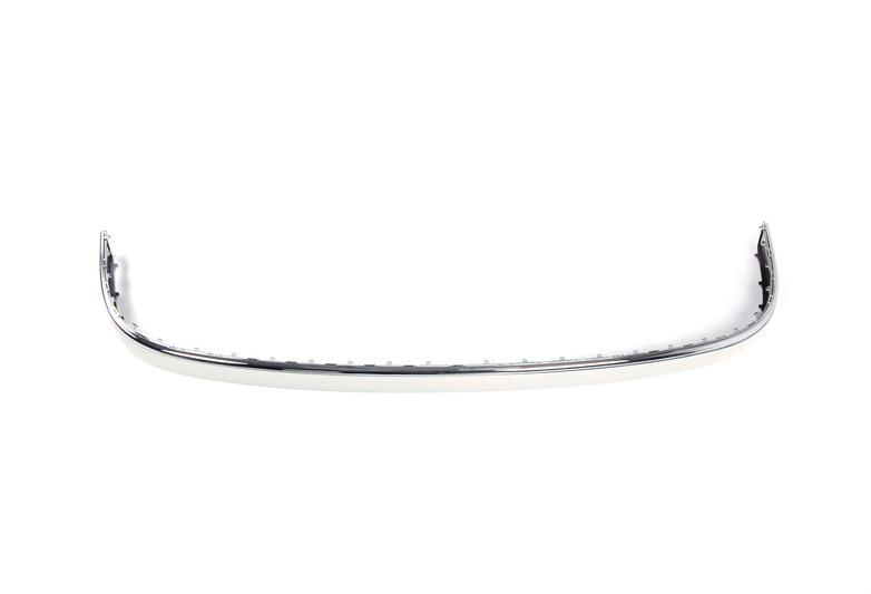 Front bumper rub strip vw jetta mk4 mkiv with chrome - molding - genuine oe new