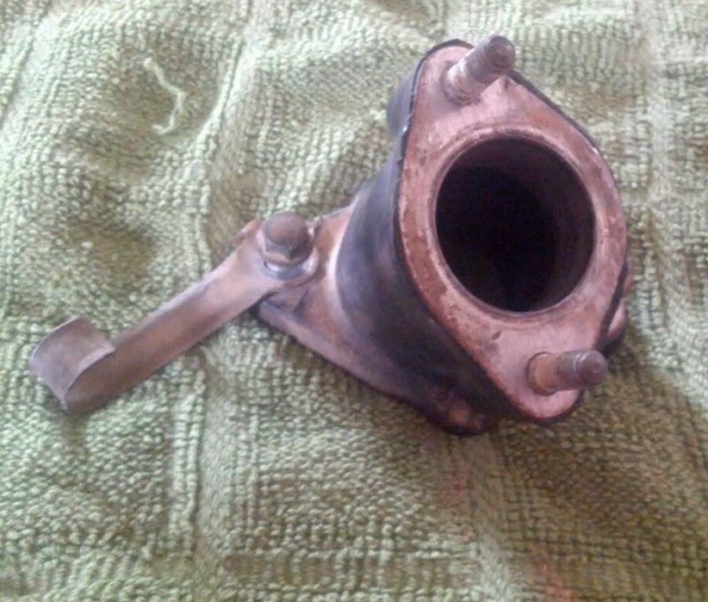 1984 honda atc 200s carburetor intake boot with mounting hardware