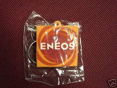 Nippon oil eneos keychain orange white jdm honda acura nissan subaru toyota evo