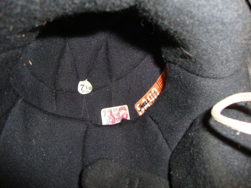 SIMPSON RACING HELMET-size 71/8 -Vintage Classic-with Bag , US $72.00, image 4