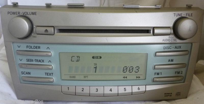 07-09 toyota camry radio cd player 86120-06182 11851 *