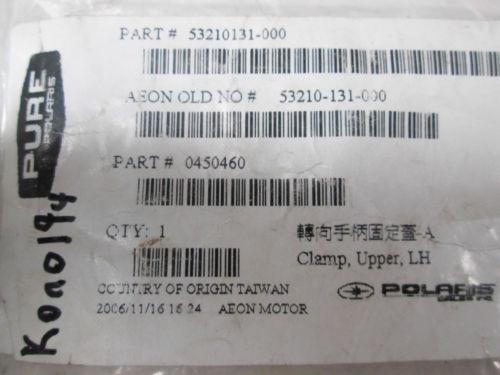 NEW OEM Polaris LH Upper Handle Bar Clamp Outlaw Predator Sportsman Scrambler 50, US $17.00, image 3