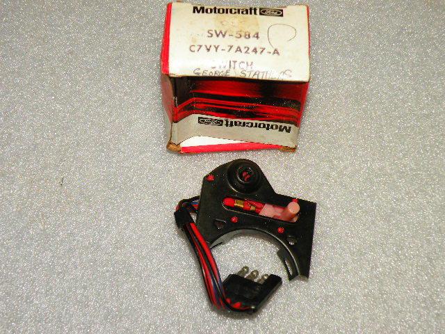 1967 lincoln continental 2 & 4-door correct neutral safety switch nos ford