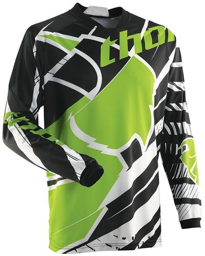 Thor phase mask jersey green black small new 2014