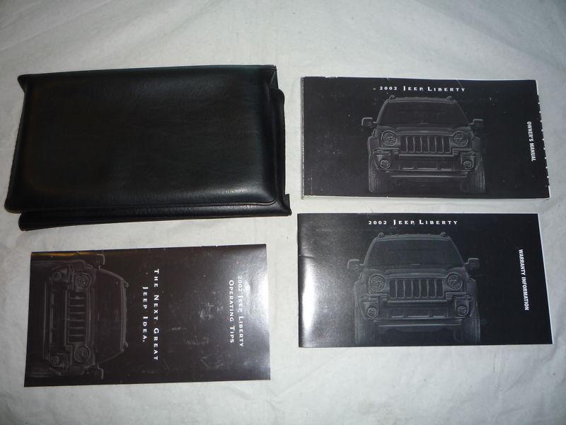 2002 jeep liberty owner's manual set