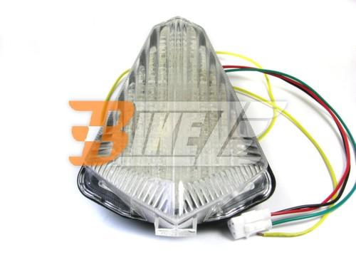 Fit yamaha yzf 1000 r1 07-08 2008 clear led tail light w/ turn signal integrated