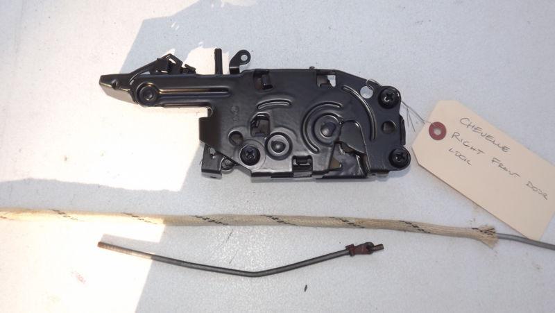 1964-1965 chevelle right frt.door lock and rods #4545370