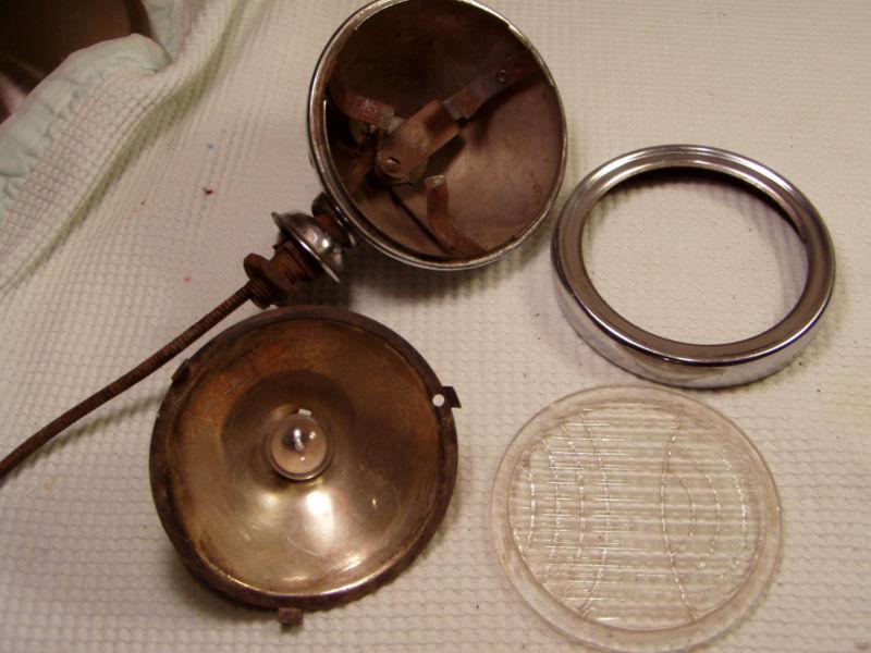 Pair Antique Vintage 1930's 1931 Hupmobile Hupp Car Rat Rod Fender Lights Lamps, US $9.95, image 8