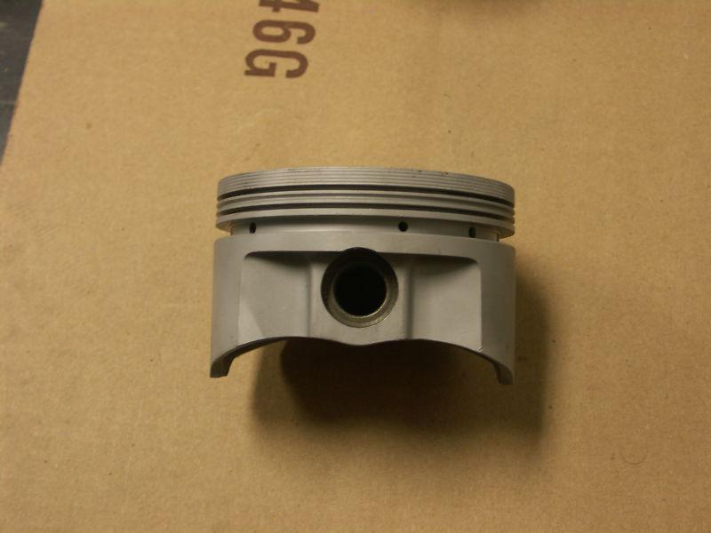 Used (7) forged pistons small block chevy 383 4.040" bore - flat top