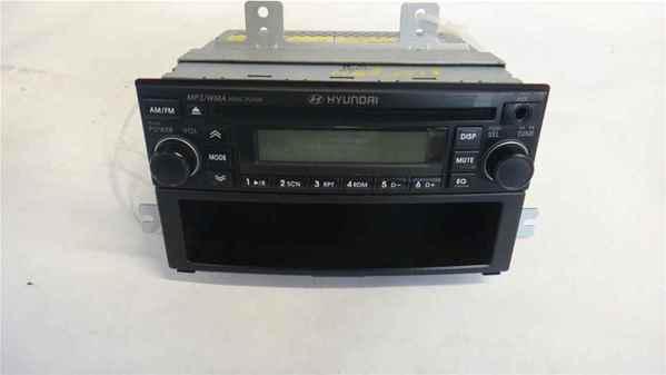 07-11 hyundai accent radio cd player oem