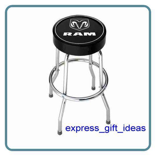 Sell *NEW* Bar Stool 14" Cushion Chrome Plated Legs NonSwivel Dodge