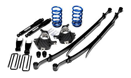 Silverado ground force complete suspension lowering kit - 9999