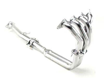 89-94 plymouth laser 4g63 obx silver paint exhaust header 