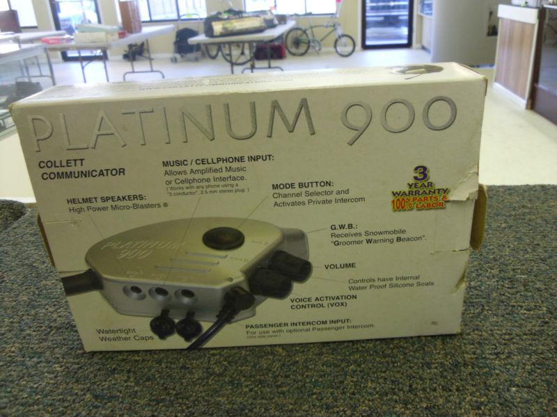 Sell New Unused Collett Platinum 900 Communicator 2 Way Helmet Radio SNOWMOBILE ATV in North