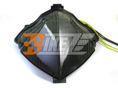 Fit yamaha yzf 1000 r1 04 05 06 smoke led tail light w/ turn signal integrated