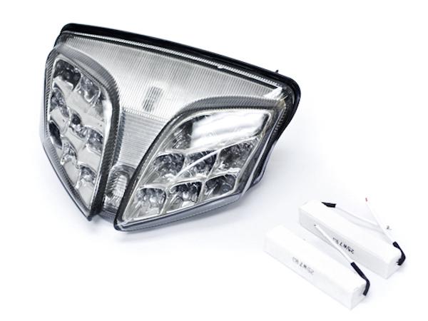 Smoke led tail light with turn signals for 2008-2009 suzuki gsxr 750 / gsx-r750