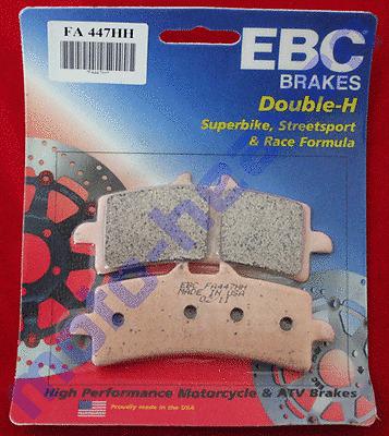 Ducati ebc fa447hh front brake pads streetfighter s 1198 sp r 1198s 1198sp 1198r