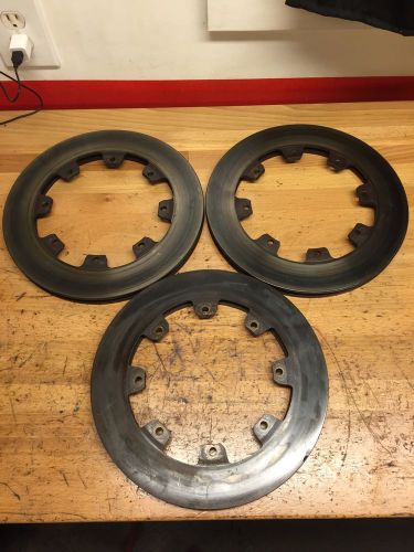 3 race car late model bomber brake rotors rear 11.75" stock car super stock howe