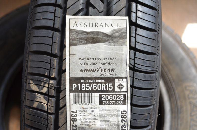 Sell 2 New 185 60 15 Goodyear Assurance Tires in Philadelphia