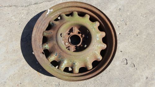 1936 35 37 38 39 chevy 17x3.25 4 1/4 lug artillery wheel free us shipping