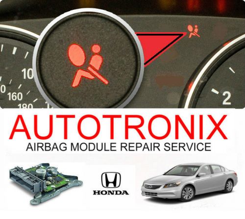 Acura honda srs airbag computer control module reset service (not an item)