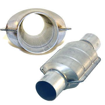 3.0&#034; (76mm) mild aluminized steel non catalytic converter high flow test pipe