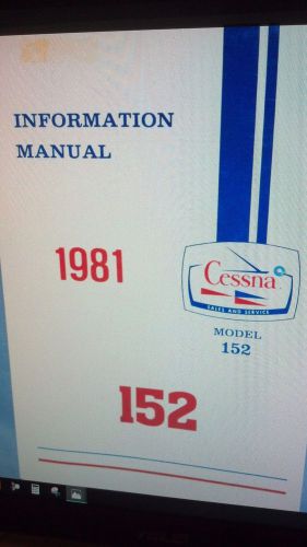 1981 cessna 152 information manual