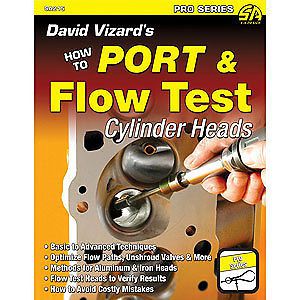 Sa design sa215 book: david vizard&#039;s how to port &amp; flow test cylinder heads