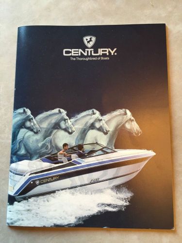Century boat~boats~1987 original sales brochure~mint condition~coronado~resorter